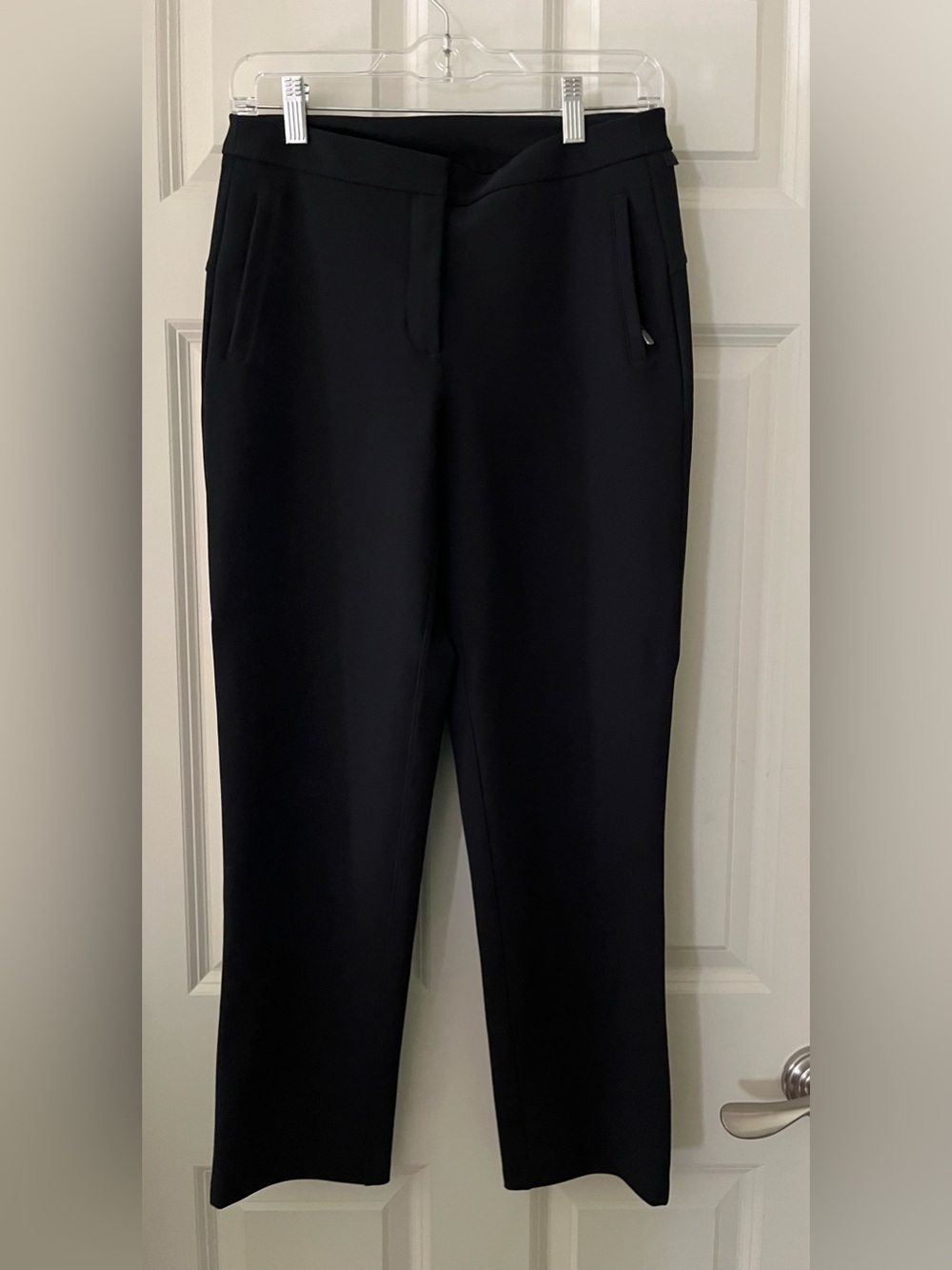Women’s Black Lululemon On The Move Pant slacks Office Golf neutral Classic 6